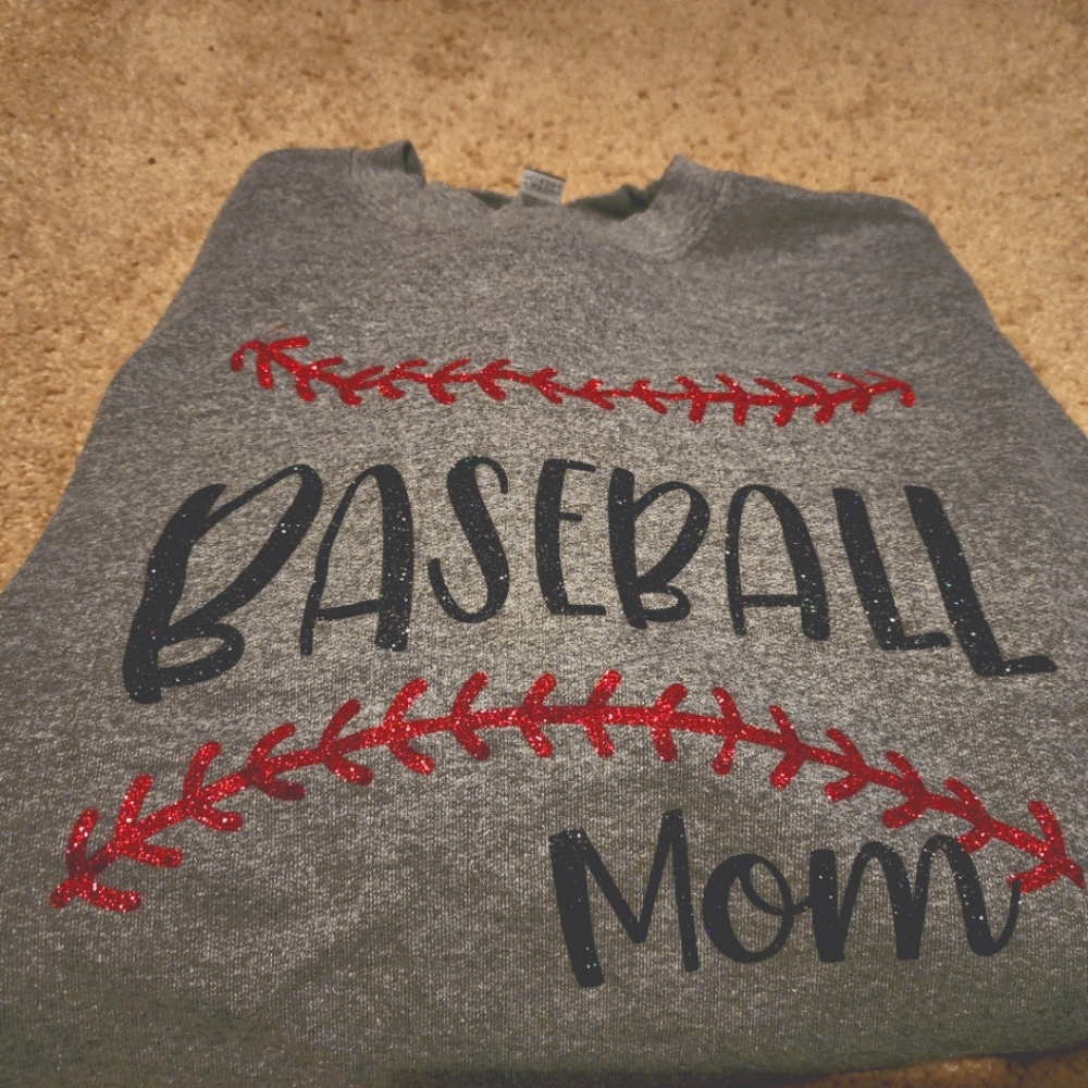 Crew neck baseball shirt